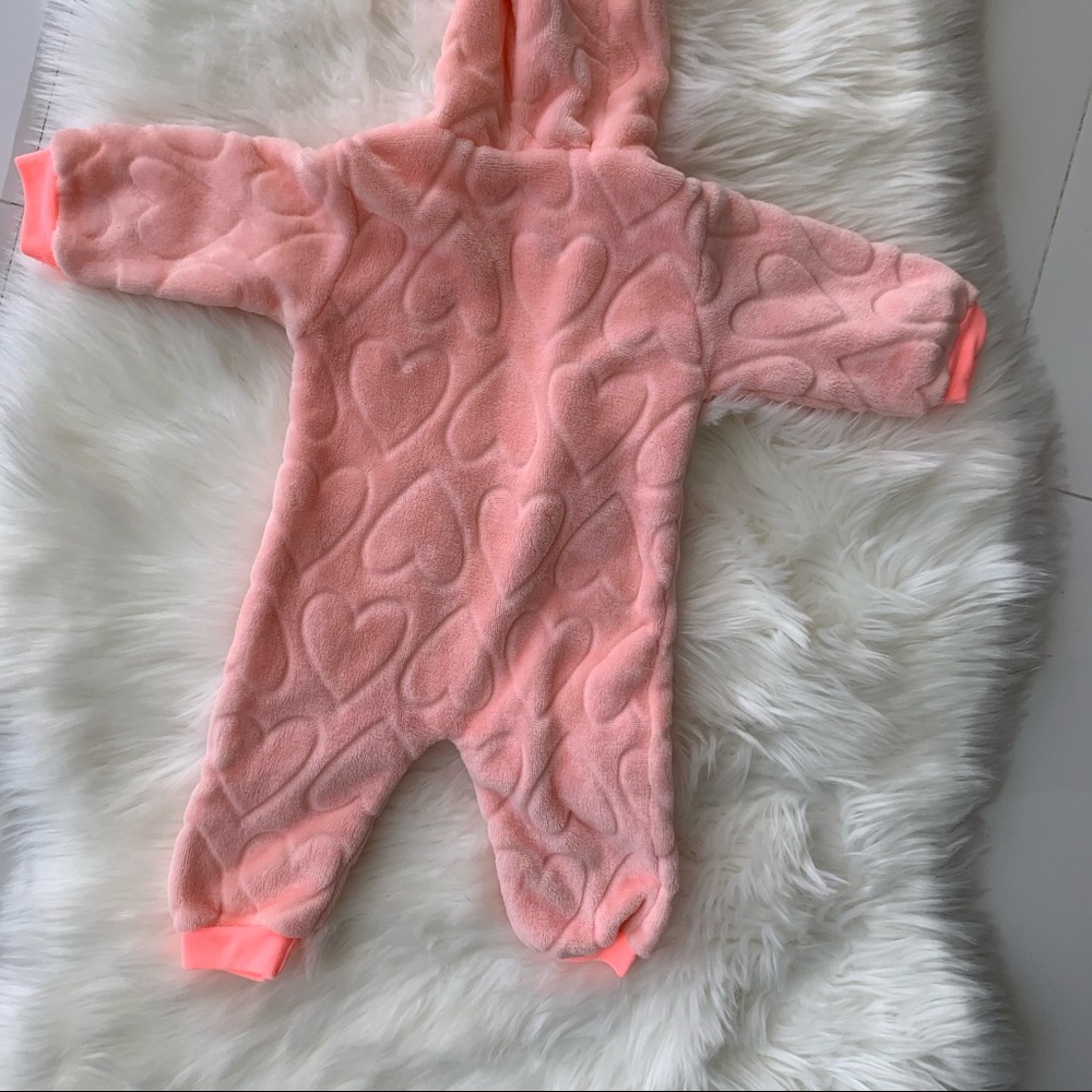 Baby girl pajama with hoodie - Picture 3 of 9